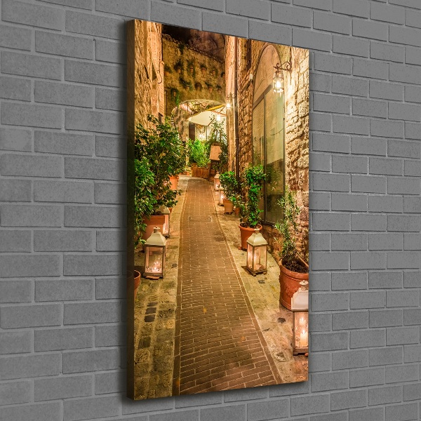 Quadro foto su tela verticale Umbria Italia