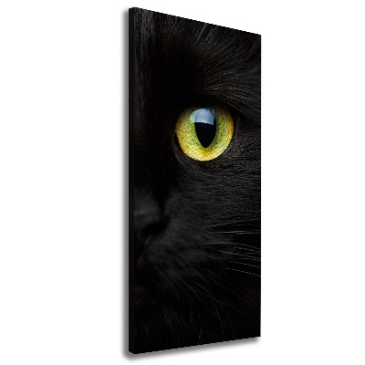 Quadro su tela canvas verticale Occhi di gatto