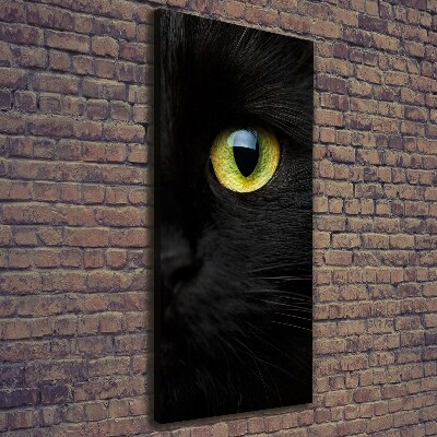 Quadro su tela canvas verticale Occhi di gatto