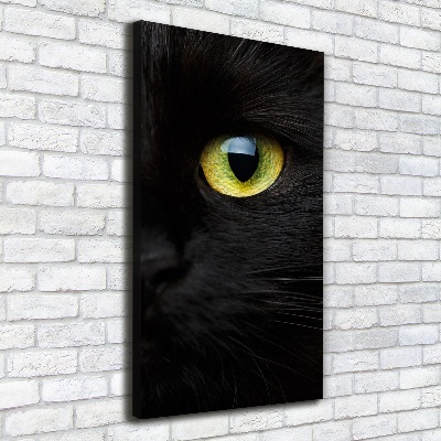 Quadro su tela canvas verticale Occhi di gatto