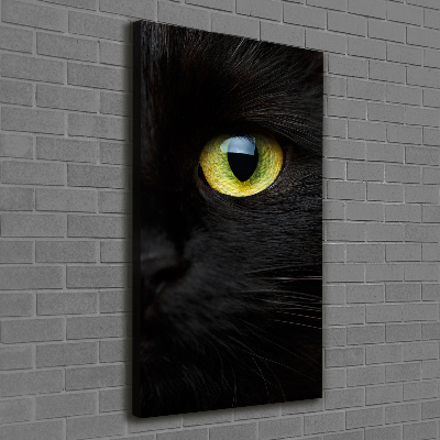 Quadro su tela canvas verticale Occhi di gatto