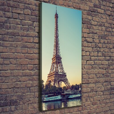 Quadro su tela canvas verticale Torre Eiffel Parigi
