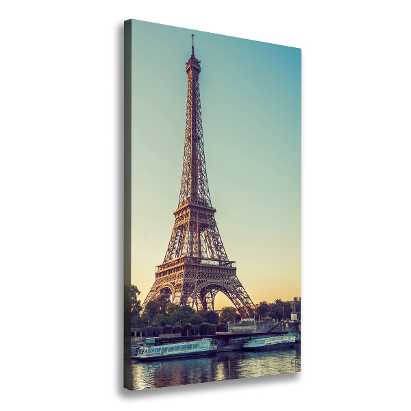 Quadro su tela canvas verticale Torre Eiffel Parigi