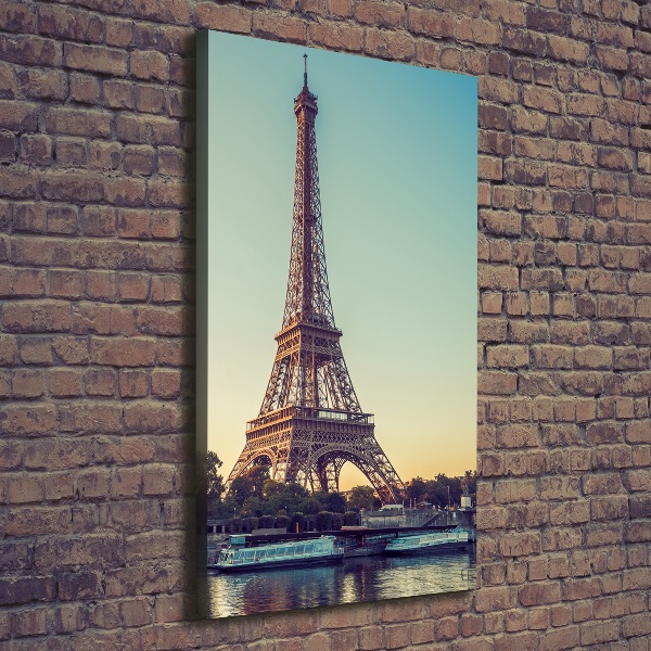 Quadro su tela canvas verticale Torre Eiffel Parigi