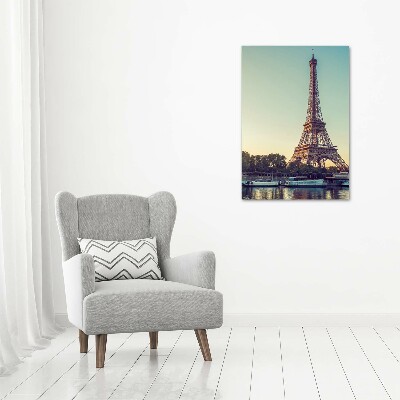 Quadro su tela canvas verticale Torre Eiffel Parigi