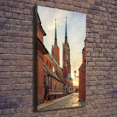 Stampa quadro su tela verticale Breslavia, Polonia