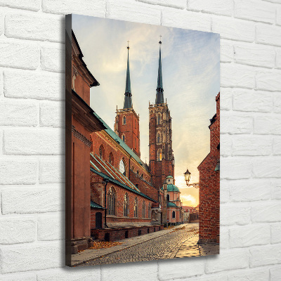 Stampa quadro su tela verticale Breslavia, Polonia