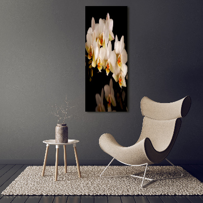 Quadro su tela canvas verticale Orchidea