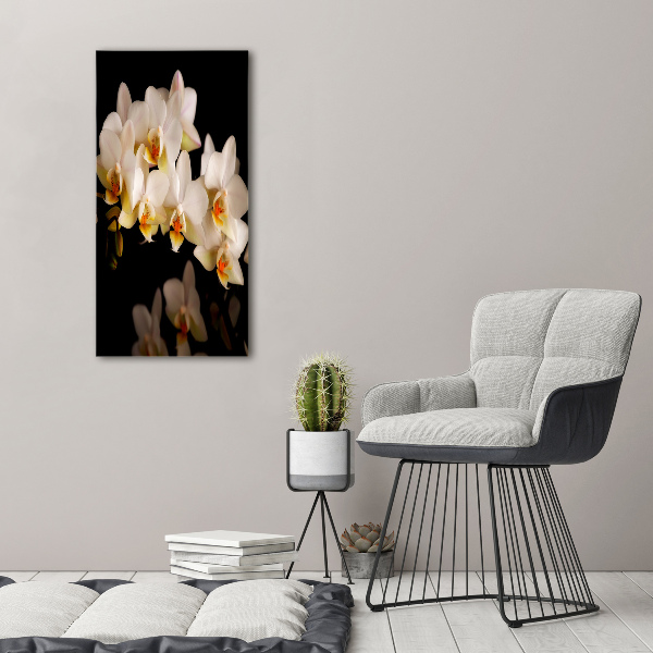 Quadro su tela canvas verticale Orchidea