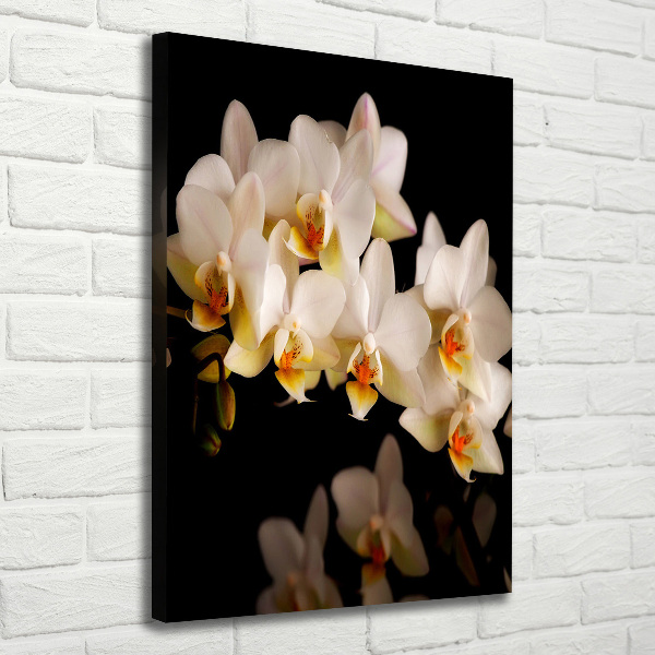 Quadro su tela canvas verticale Orchidea