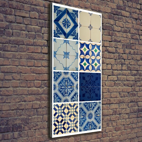 Stampa quadro su tela verticale Piastrelle portoghesi