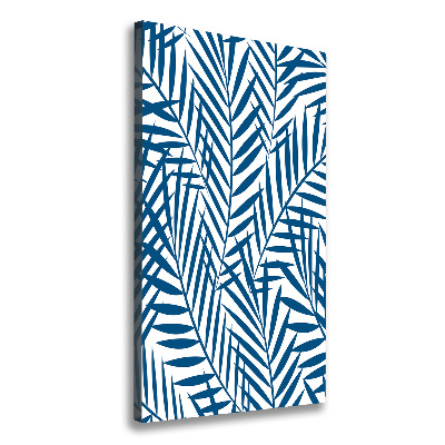 Quadro foto su tela verticale Foglie tropicali