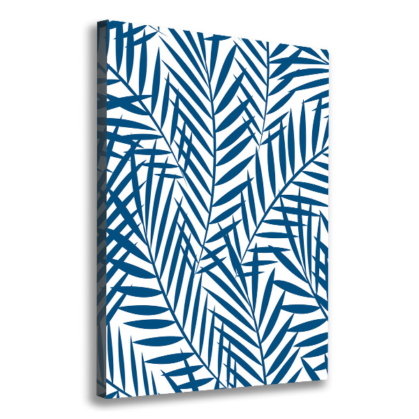 Quadro foto su tela verticale Foglie tropicali