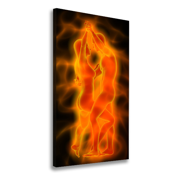 Stampa quadro su tela verticale Coppia che balla