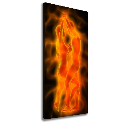 Stampa quadro su tela verticale Coppia che balla