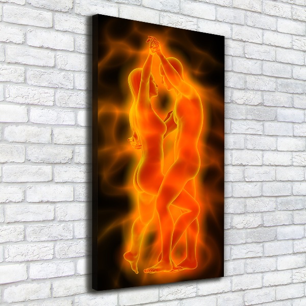 Stampa quadro su tela verticale Coppia che balla