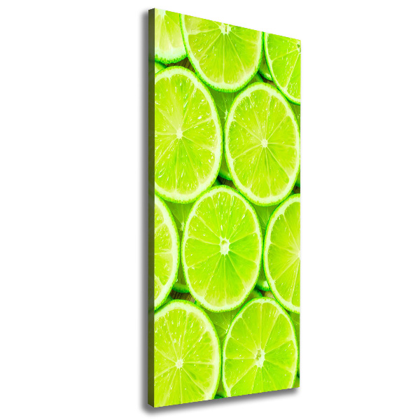 Stampa quadro su tela verticale Lime