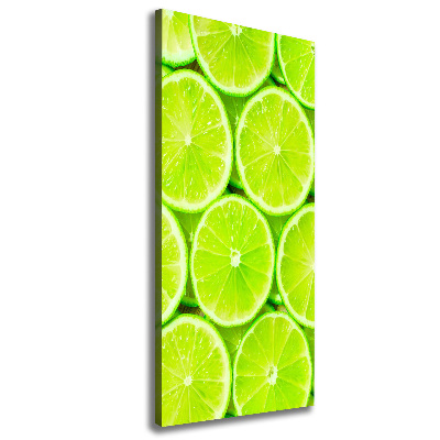 Stampa quadro su tela verticale Lime