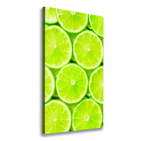 Stampa quadro su tela verticale Lime