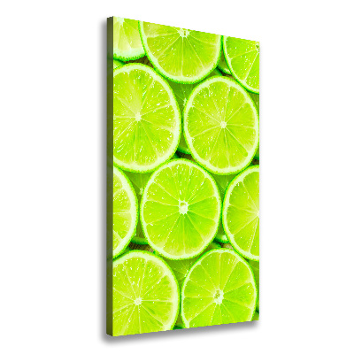 Stampa quadro su tela verticale Lime