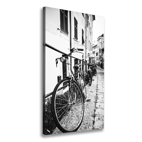Quadro su tela canvas verticale Biciclette da città