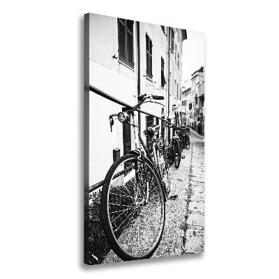 Quadro su tela canvas verticale Biciclette da città