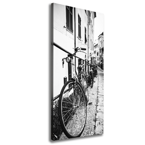 Quadro su tela canvas verticale Biciclette da città