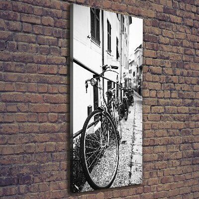Quadro su tela canvas verticale Biciclette da città