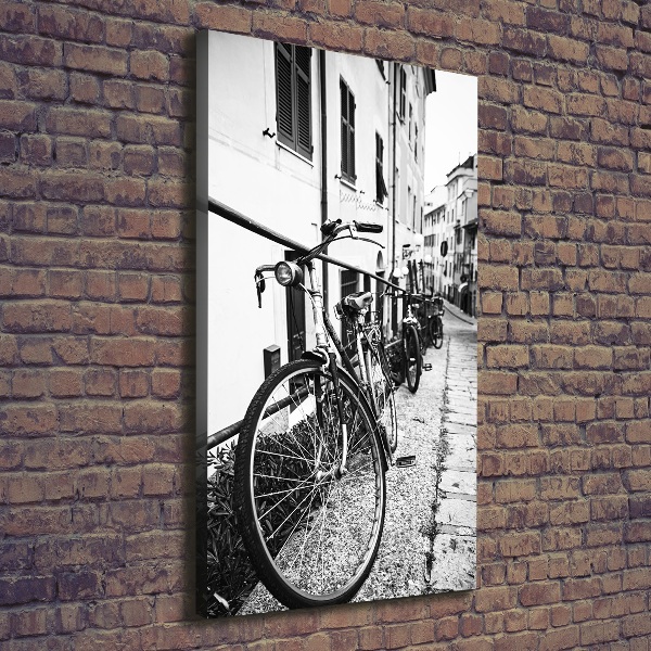 Quadro su tela canvas verticale Biciclette da città