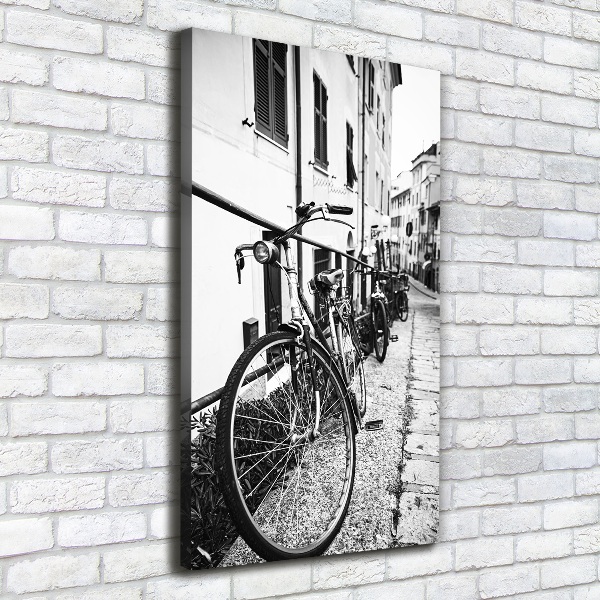 Quadro su tela canvas verticale Biciclette da città