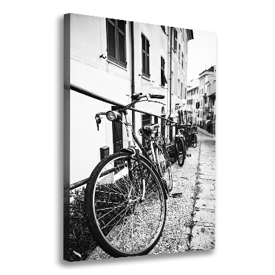 Quadro su tela canvas verticale Biciclette da città