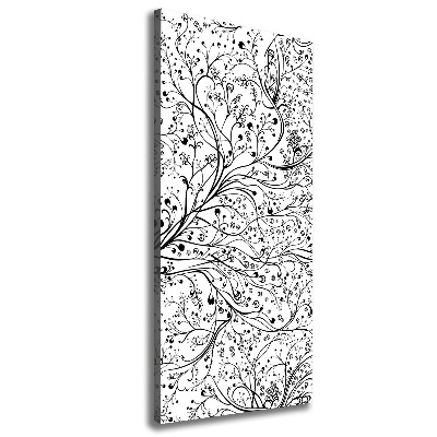 Quadro foto su tela verticale Rami