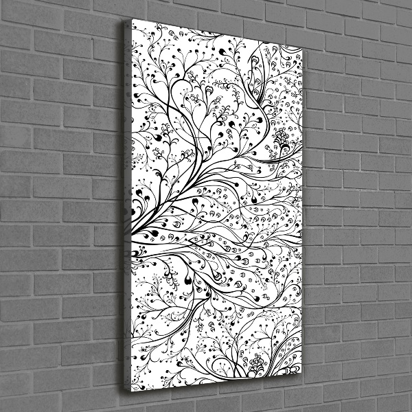 Quadro foto su tela verticale Rami