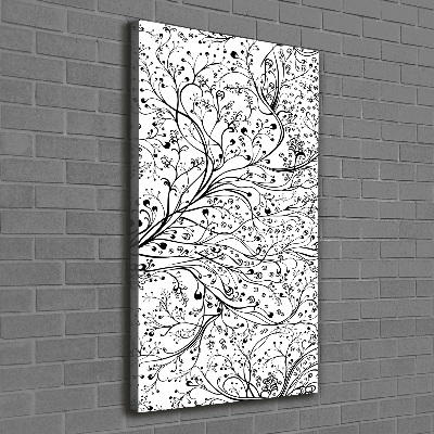 Quadro foto su tela verticale Rami