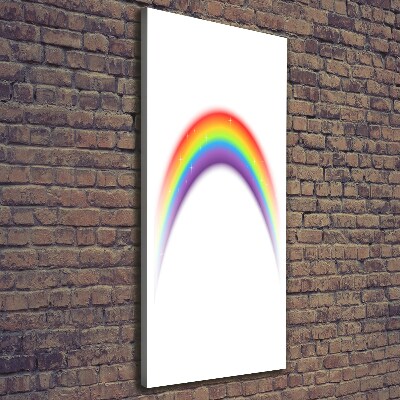 Stampa quadro su tela verticale Arcobaleno