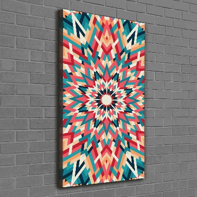 Quadro foto su tela verticale Caleidoscopio