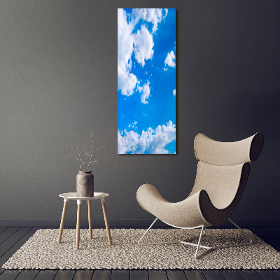 Quadro su tela canvas verticale Nuvole nel cielo