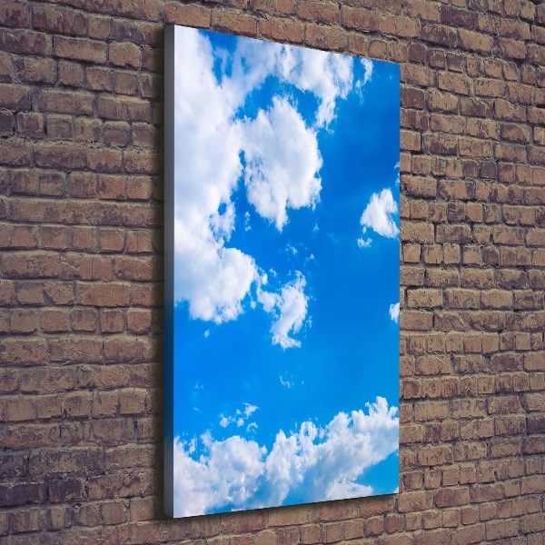 Quadro su tela canvas verticale Nuvole nel cielo