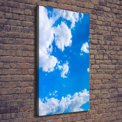 Quadro su tela canvas verticale Nuvole nel cielo