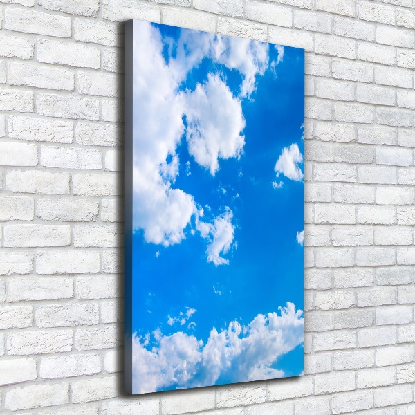 Quadro su tela canvas verticale Nuvole nel cielo