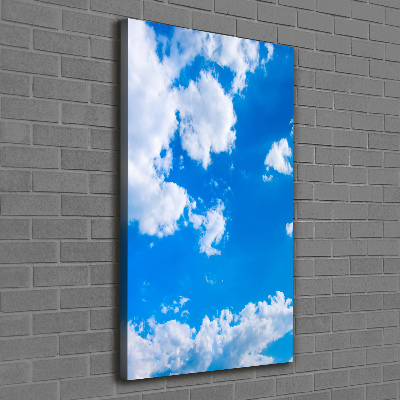 Quadro su tela canvas verticale Nuvole nel cielo
