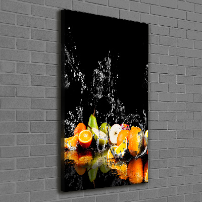 Quadro foto su tela verticale Frutta