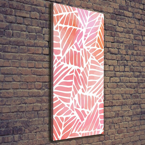 Quadro su tela canvas verticale Modello astratto