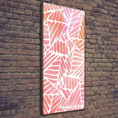 Quadro su tela canvas verticale Modello astratto