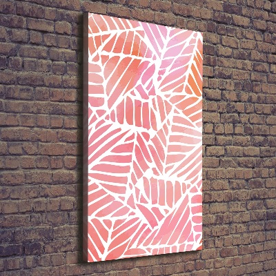 Quadro su tela canvas verticale Modello astratto