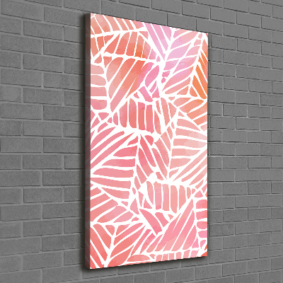 Quadro su tela canvas verticale Modello astratto