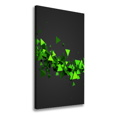 Quadro su tela canvas verticale Onda geometrica