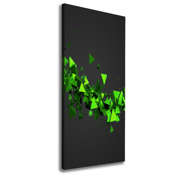 Quadro su tela canvas verticale Onda geometrica