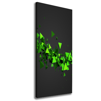 Quadro su tela canvas verticale Onda geometrica