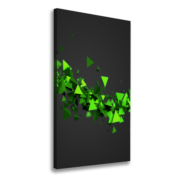 Quadro su tela canvas verticale Onda geometrica